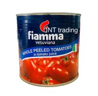 Fiamma มะเขือเทศปอกเปลือก 2.55 Kg.Whole Peeled Tomatoes in Tomato Juice