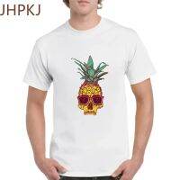 JHPKJHarajuku Summer Fruit Pineapple Pattern Printed MenS T-Shirt Fashion Crewneck Top Casual Street Jogging Sports Short Sleev 4XL 5XL 6XL