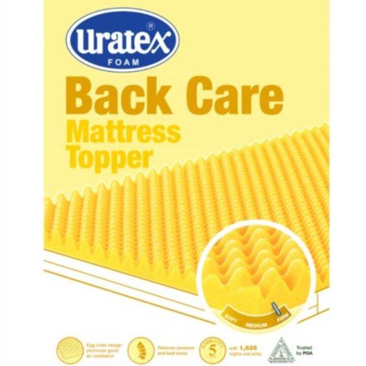 Uratex Back Care Mattress Topper Firm Lazada PH