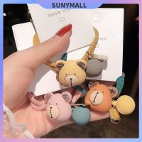 SUNYMALL หมีการ์ตูน แหวนผม แฟชั่น สาว มัดผม วงยาง ความยืดหยุ่นสูง น่ารัก นักเรียน เชือก หัวใจ อุปกรณ์ผม