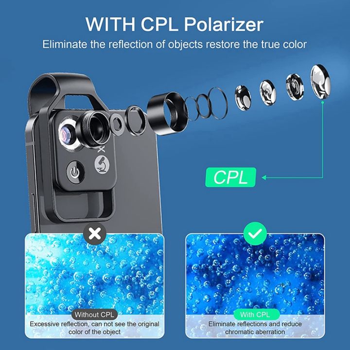 200x-cell-phone-microscope-accessory-with-cpl-lens-portable-mini-digital-microscope-with-led-light-universal-clip