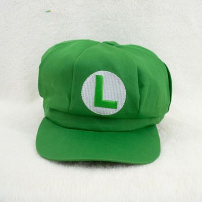 【☼】 （hgestore） Luigi Bros Wario Waluig หมวกหมวกมาริโอซุปเปอร์ฮีโร่อุปกรณ์เสริมปาร์ตี้เทศกาลฮาโลวีน