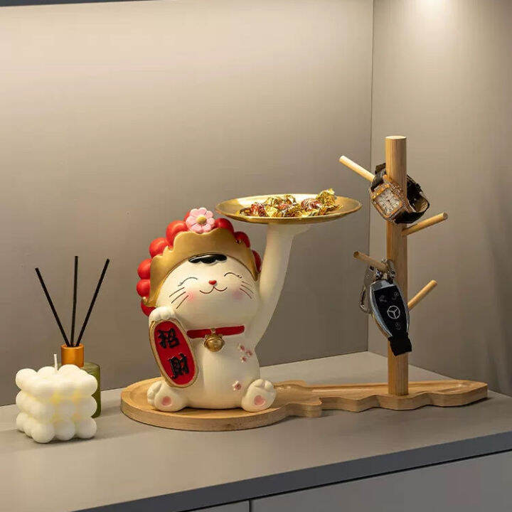 Zhaocai Cat puts keys, stores pallets, and furnishings to enter the