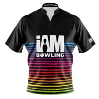 Im bowling DS bowling jersey - design 2128-IAB 3D polo shirt Zipper Polo