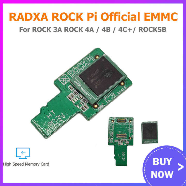 RADXA ROCK Pi 5 Model B EMMC Burn Board High Speed Memory Card For ROCK ...