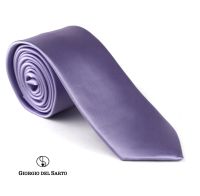 Giorgio Del Sarto Satin Necktie Purple เนคไทผ้าซาตินสีม่วง