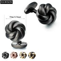 Formal Simple Twist Flower Cufflinks for Mens Cooper Material Lawyer Cuff Links High Quality Button with Gift Box