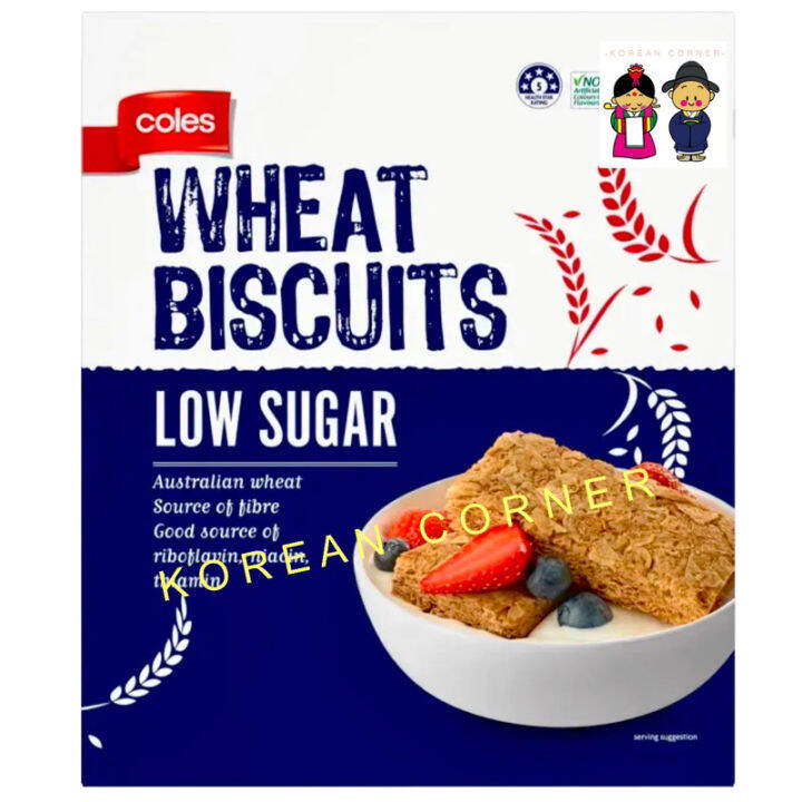 Coles Wheat Biscuits Cereal ซีเรียล โฮลวีท ไฟเบอร์สูง น้ำตาลต่ำ มื้อ