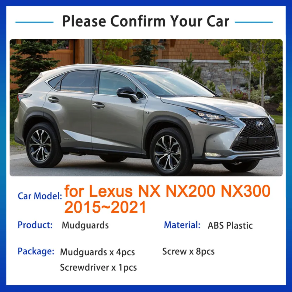 for Lexus NX NX200 NX300 2015 2016 2017 2018 Mudflap Mudguard Splash Front  Wheels Fenders Car Styling Accessories Lazada PH