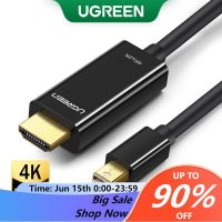 ►☸▼ UGREEN Mini Displayport to HDMI Cable Thunderbolt to HDMI Support 4Kx2K