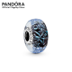 Pandora Wavy Dark Blue Murano Glass Ocean Charm เครื่องประดับ   ชาร์ม ชาร์มสีเงิน สีเงิน ชาร์มเงิน เงิน ชาร์มสร้อยข้อมือ ชาร์มแพนดอร่า แพนดอร่า