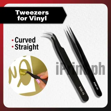 2PCS Tweezers Precision Crafting Tweezers Weeding Tools for Vinyl
