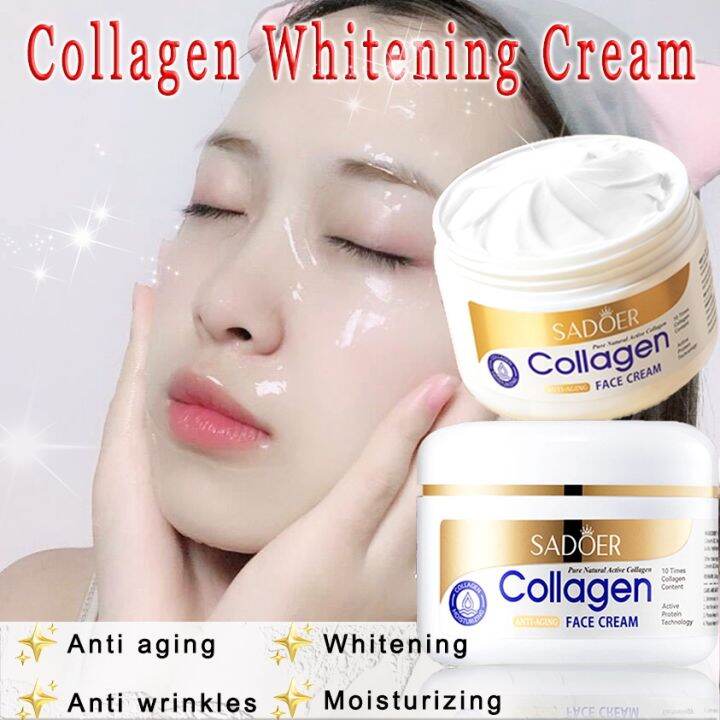 SADOER Collagen Face Cream 100g Whitening Moisturizing Antiwrinkle