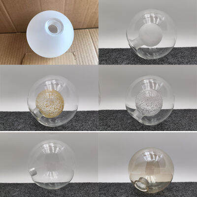 G9 Glass Shade D0cm Globe 2cm Fitter Opening Replacement Lampshade for Lusture Pendant Light,Clear White Accessory