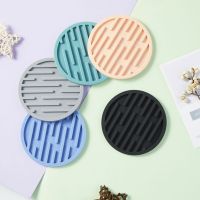 Food Grade Silicone Cup Coaster Silicone Coaster Cup Pad Slip Insulation Pad Cup Mat Hot Drink Holder Home Kitchen Accessories