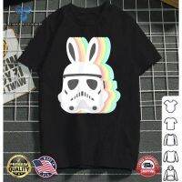 ข้อเสนอพิเศษ เสื้อยืดลําลอง ผ้าฝ้าย แขนสั้น พิมพ์ลายกราฟฟิค Easter Storm Trooper สีพาสเทล 2023S-5XL