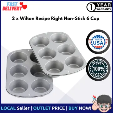 Wilton Recipe Right Non-Stick 6Cup Jumbo Muffin Pan