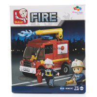 ProudNada Toys ของเล่นเด็กชุดตัวต่อเลโก้ดับเพลิง Sluban FIRE 75 PCS B0622C