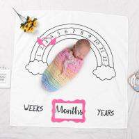 2pcs/Set Baby Growth Shower Party Photo Frame Newborn Milestone Celebration Prop Traps  Drains