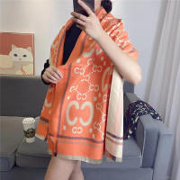 C Letters Elegant Womens Cashmere Big Brand Scarves Luxury 2023 Fashion New Scarf Warm Jacquard Korean New Thick Scarf Double-sided Two-colors Printed Thick Soft Warm Shawl 1