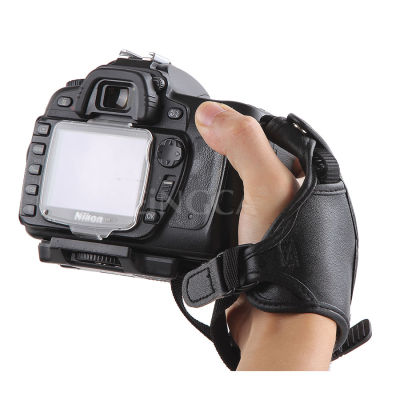 กล้องมือสายรัดข้อมือจับหนังสำหรับ Nikon D5200 D5300 D5500 D7000 D750 D7500 D600 D610 D3300 DSLR