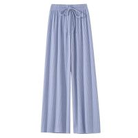 Girls pants cuhk childrens summer of 2023 the new ice silk drape wide-legged pants of tall waist loose thin trousers in summer