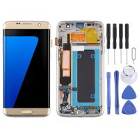 จอ OLED LCD สำหรับ Samsung Galaxy S7 Edge / SM-G935F ประกอบครบชุดพร้อมกรอบ Digitizer (สีดำ)