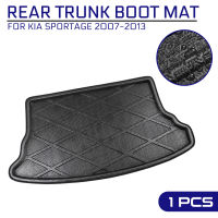 รถชั้นพรมด้านหลัง Trunk Anti-Mud สำหรับ Kia Sportage 2007 2008 2009 2010 2011 2012 2013.