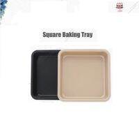 【Bakery Pan 】Square Pastry Bakeware ชีสไมโครเวฟขนมปังอุปกรณ์เครื่องมือทำเค้กกระทะพิซซ่าถาดอบขนม