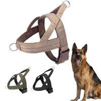 Tactical Dog Harness Durable Pet Military Vest Training Harness Breathable Reflective For Small Medium Large Dog Accessories Collars