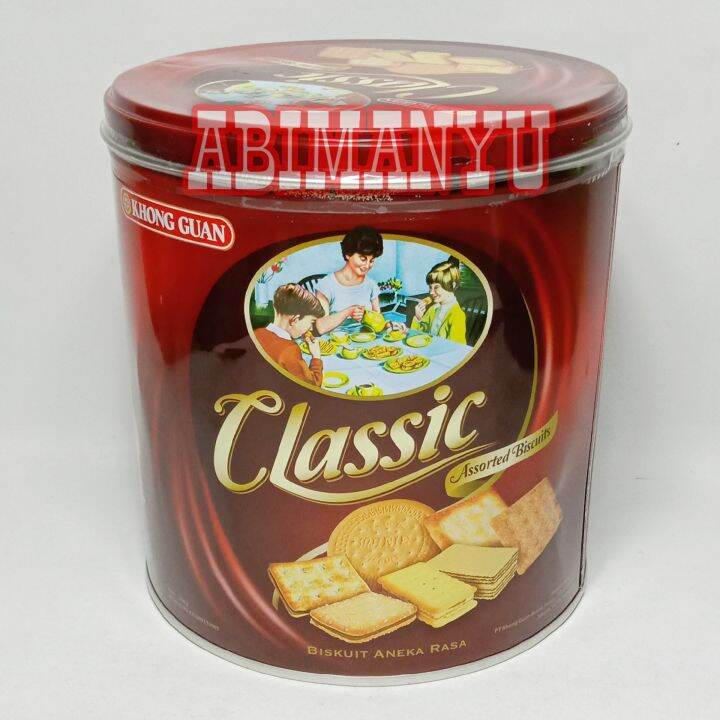 Biskuit Khong Guan Kaleng Classic Gram Lazada Indonesia