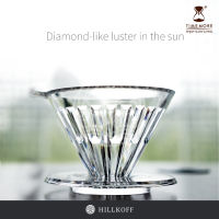 HILLKOFF : ดริปเปอร์ TimeMore Crystal Eye Dripper 00 ขนาด 1 cup ของแท้ ดริปเปอร์พลาสติก กรวยดริปกาแฟ