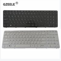 GZEELE HP Pavillion แป้นพิมพ์แล็ปท็อปสำหรับรัสเซีย710248-251 9Z.N9HSQ.00R R65 AER65700110 RU V140546AS1กรอบคีย์บอร์ดสีดำ