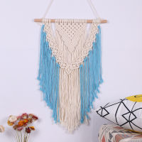 【cw】 Handmade Bohemian Tassel Tapestry Room Background Wall Decoration Tapestry ！