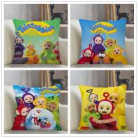 Musife-Tele-tubbies-Pillowcase Custom Square Pillow Cover Case Zipper Pillowcase 35*35,40*40,45*45cm Drop Shipping