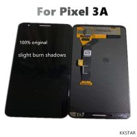 ต้นฉบับ5.6 "AMOLED สำหรับ Google Pixel 3A สัมผัสหน้าจอ LCD หน้าจอดิจิตอลสำหรับพิกเซล3A จอแอลซีดีพร้อมการเผาไหม้เงา