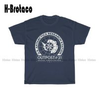 Outpost #31 The Thing Logo MenS Navy T-Shirt Size S-3Xl Tee Shirts Custom Aldult Teen Unisex Digital Printing Tee Shirts