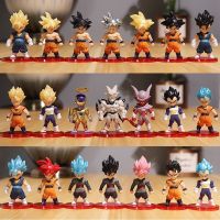 DragonBall 8/13/16/21pcs Set SuperSaiyan Goku/Vegeta/Gohan/Vegito/Gold Frieza/ Shadow Dragons 6-7cm Figure DragonBall Autonomous Ultra Instinct