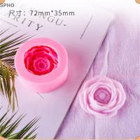 SPHO Peony Flower handmade สบู่ซิลิโคนแม่พิมพ์ทำเทียนแม่พิมพ์ fondant cake Decor