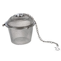 Tea Stainless Strainer Locking Tea Spice Mesh Ball Diam 6cm