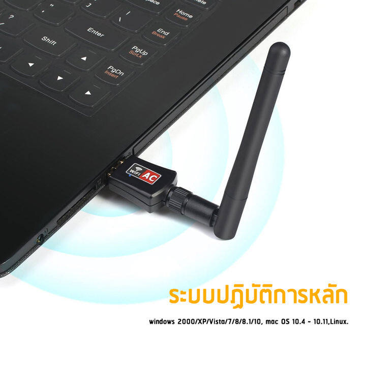 ตัวรับสัญญาณไวไฟ-usb-wifi-2g-5g-ตัวรับ-wifi-สำหรับคอมพิวเตอร์-โน้ตบุ๊ค-แล็ปท็อป-รับไวไฟ-ขนาดเล็กกระทัดรัด-mini-usb-2-0-wireless