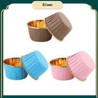 EILEEN 50PCS บ้านและสวน อุปกรณ์ปาร์ตี้ เค้กไลเนอร์ เคสมัฟฟิน ถ้วยกระดาษเค้ก ถ้วยอบ เครื่องห่อคัพเค้ก