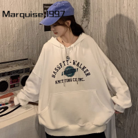 Marquise1997 เสื้อฮู้ด เสื้อแขนยาวอบอุ่น หลวมและสบาย ทันสมัย สไตล์ ทันสมัย นุ่มนวล WWY2392S7D 38Z230921