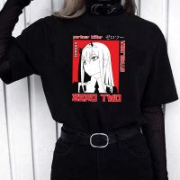 Darling In The Franxx Tshirt Kawaii Anime Fun Zero Two T Shirt Japanese Cartoon Manga Chic