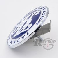 Free shipping! Universal Diameter 90mm Blue JDM Front Grille Decal JAF Badge Emblem