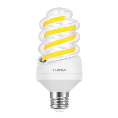 หลอด LED เกลียวไล่ยุง 15 วัตต์ YELLOW E27 LAMPTAN คุณภาพสูง แข็งแรงทนทาน [ส่งเร็วส่งไว มีเก็บเงินปลายทาง]