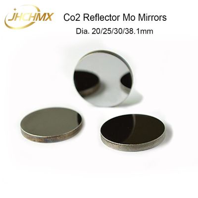 JHCHMX Co2 Mo Mirror Laser Reflector Mirrors Dia19/20/25/30/38.1mm Molybdenum Lens For 60W CO2 Laser Engraving Machine