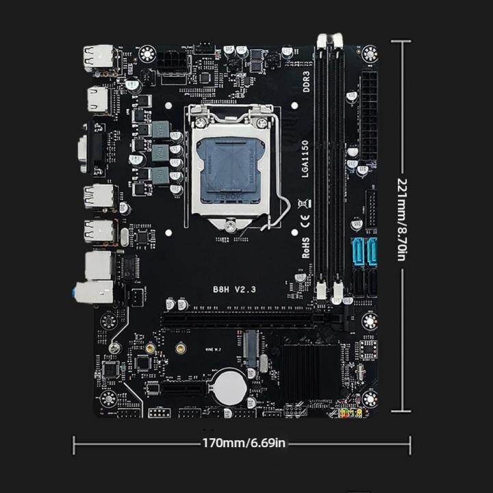 h81ชุดเมนบอร์ดเมนบอร์ดคอมพิวเตอร์-lga1150สองช่องสัญญาณ-usb-เมนบอร์ดเดสก์ท็อป2-0-3-0-ddr3แรม-sata2-0หน่วยความจำ16กิกะไบต์-3-0