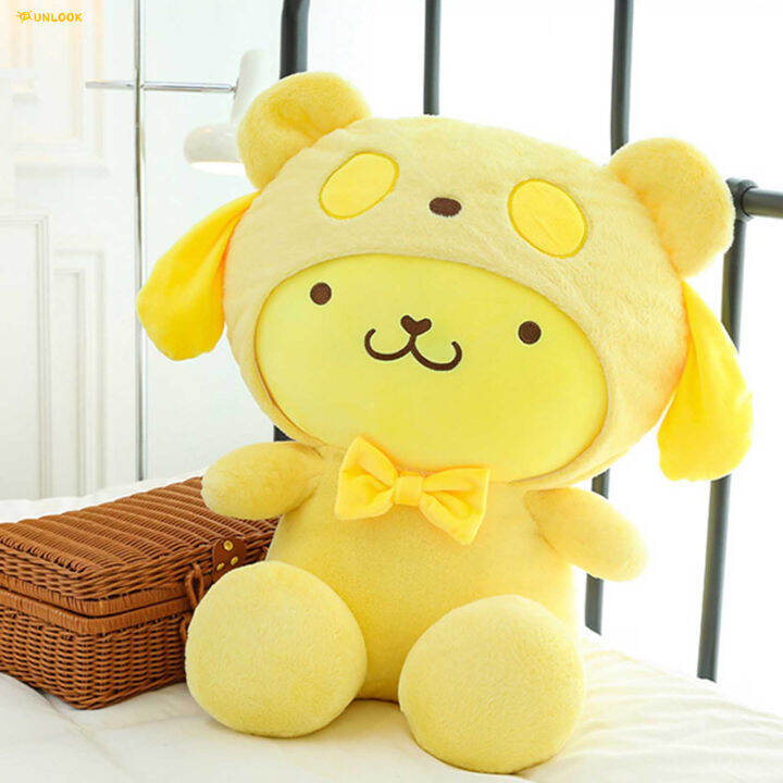 Kawaii Sanrio Plush Toys Realistic Stuffed Doll Lovely Pom Pom Purin ...