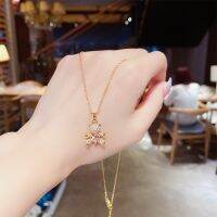 【สร้อยคอผู้หญิง】สร้อยคอสแตนเลสแท้ necklace จี้หัวใจ เครื่องประดับเกาหลี